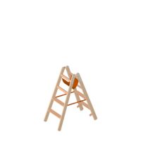 Holz-Stufen-Stehleiter 2x4