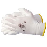 Handschuhe Nylon weiß Gr.10
