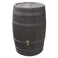 Regenfass Vino dunkelbraun 250l mit Deckel und Kindersicherung