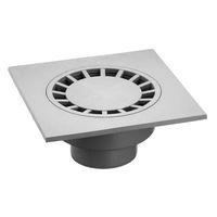 Haus- Hofablauf senkrecht 20x20cm DN100