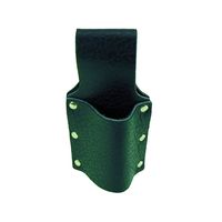 Knarrenhalter Leder schwarz