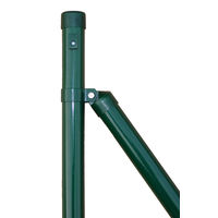 Zaunpfahl verz/gruen 34 x 1750 mm incl. Kappe und Drahthalter