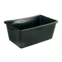 PVC-Mörtelkasten, schwarz, 65L