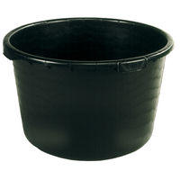 PVC-Mörtelkübel, schwarz 90L