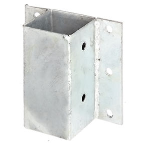 Pfostenträger verz. 71x71x150x40 mm für L-/U-Steine bzw. Mauern