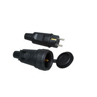 Gummisteckverbindungs Set IP 44 schwarz