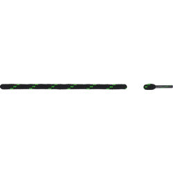 Schnürsenkel schwarz/grün rund 90 cm