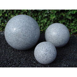 Granit-Kugel grau 40cm poliert