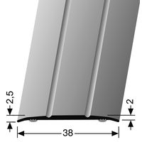 Übergangsprofil PF 438SK silber 100 cm