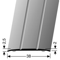 Übergangsprofil PF 438SK sand 100 cm Universal selbstklebend Aluminium elox.