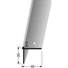 Treppenkantenprofil PF 871 silber 250
