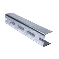 UA 50 Profil m.einreihiger Lochung 4m 8,2x40 mm, Stahl verz.