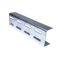 UA 75 Profil m.zweireih. Lochung 5m 8,2x40 mm, Stahl verz.