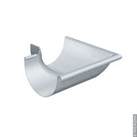 Rinnenwinkel 90° außen 0,7x280x253mm tiefgezogen walzblank