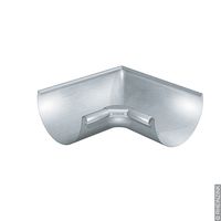 Rinnenwinkel 90° innen 0,7x280x233mm tiefgezogen walzblank