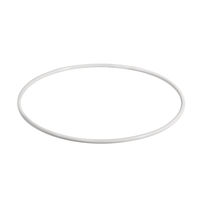 Metallringe, beschichtet, weiß 10 cm