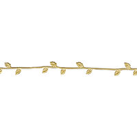 Wachs-Borte gold