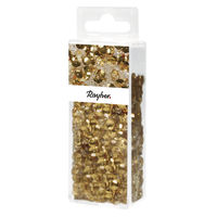 Pailletten-/Rocailles Mix gold