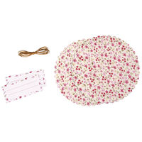 Dekoset f. Marmeladenglas Blumen