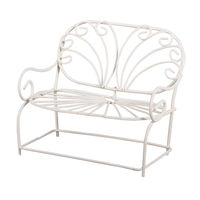 Bank weiß 11.5x6.5cm