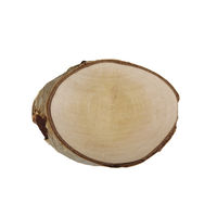Birken Scheibe oval natur