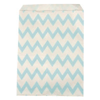 Papiertütchen Lebensmittelecht blau gezackt, SB-Btl 25St.