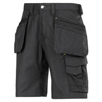 Handwerker Shorts Canvas + m. Holstertaschen Gr. 48, schwarz 60% Baumwolle 40 % Polyester