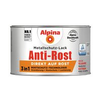 Alpina Anti-Rost Metallschutzlack in verschiedenen Farben, Gebindegrößen und Glanzgraden