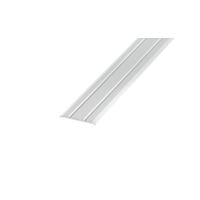 Übergang Protrans Alu silber 25mm 2700mm flach gerillt selbstklebend
