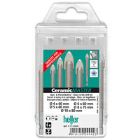 Glasbohrer Ceramic Master Quick Bit 5 tlg Ø 4/5/6/7/8/10 mm