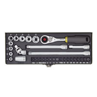 Steckschlüssel- u. Schraubersatz 32-tlg. "Feinmechaniker 1/4"""