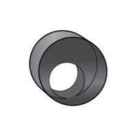 opti-control Reduzierstück DN 200/125 Drän/KG