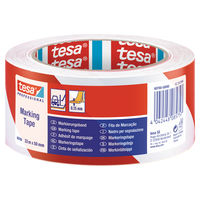 tesa Warnband rot/weiß 33mx50mm