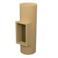 Putztüranschluss 18cm