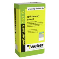 weber.san 951S Spritzbewurf schnell 25kg zementgrau
