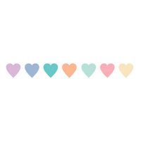 Washi Tape Candy Hearts 15mm 10m
