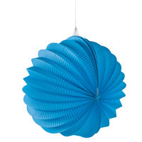 Papier Lampion azurblau Ø22cm