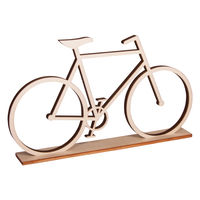 Holz-Fahrrad zum Stellen 20x11cm
