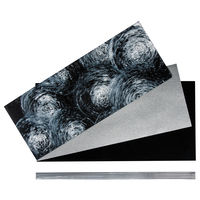 Set: Verzierwachs Trauer schwarz/silber farblich sortiert