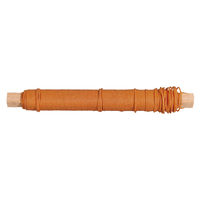 Papierdraht Ø0 55mm mandarine a 50g 20m auf Holzwickel