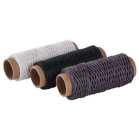 Hanfkordel schwarz,grau,weiß ß 12m 36m