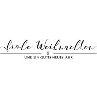 Stempel frohe Weihnachten 3x12cm