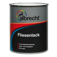Albrecht Fliesenlack weiß 0,75l in verschiedenen Glanzgraden