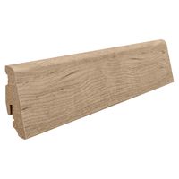 Stecksockelleiste 19x58mm 2,2m Dekor Eiche Sicilia puro foliert