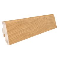 Stecksockelleiste 19x58mm 2,2m Eiche astig furniertgeölt