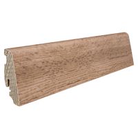 Stecksockelleiste 19x58mm 2,2m Disano foliert Eiche Provence natur wasserr.