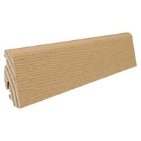 Stecksockelleiste 19x58mm 2,2m Eiche Puro invisible furniert geölt