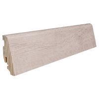 Stecksockelleiste 19x58mm 2,2m Disano foliert Eiche Provence creme wasserr.