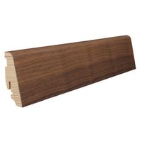 Stecksockelleiste 19x58mm 2,2m Amerik. Nussbaum furniert geölt