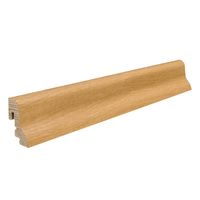 Stecksockelleiste 19x39mm geschw. 2,5m Eiche furniert versiegelt matt